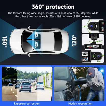 🎁🔥Full View Car Dashcam System