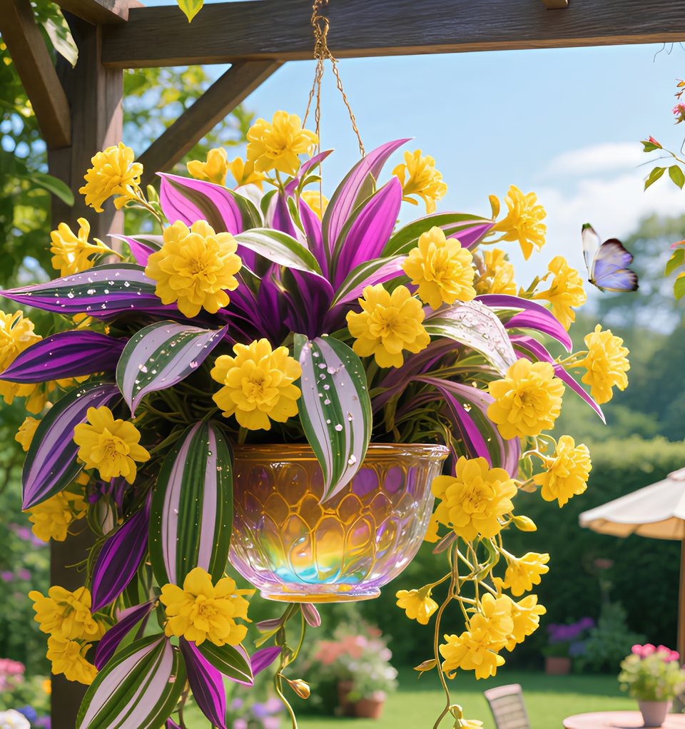 🌼 Fragrant Golden Baby Spider Plant ✨ Giant Blooms & Incredible Scent