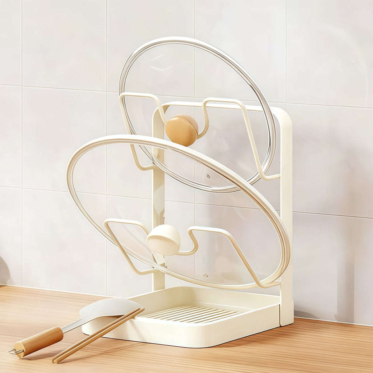 Kitchen Pot Lid Storage Rack