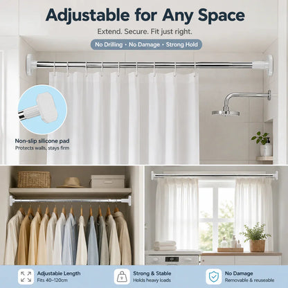 Drill-Free Adjustable Rod