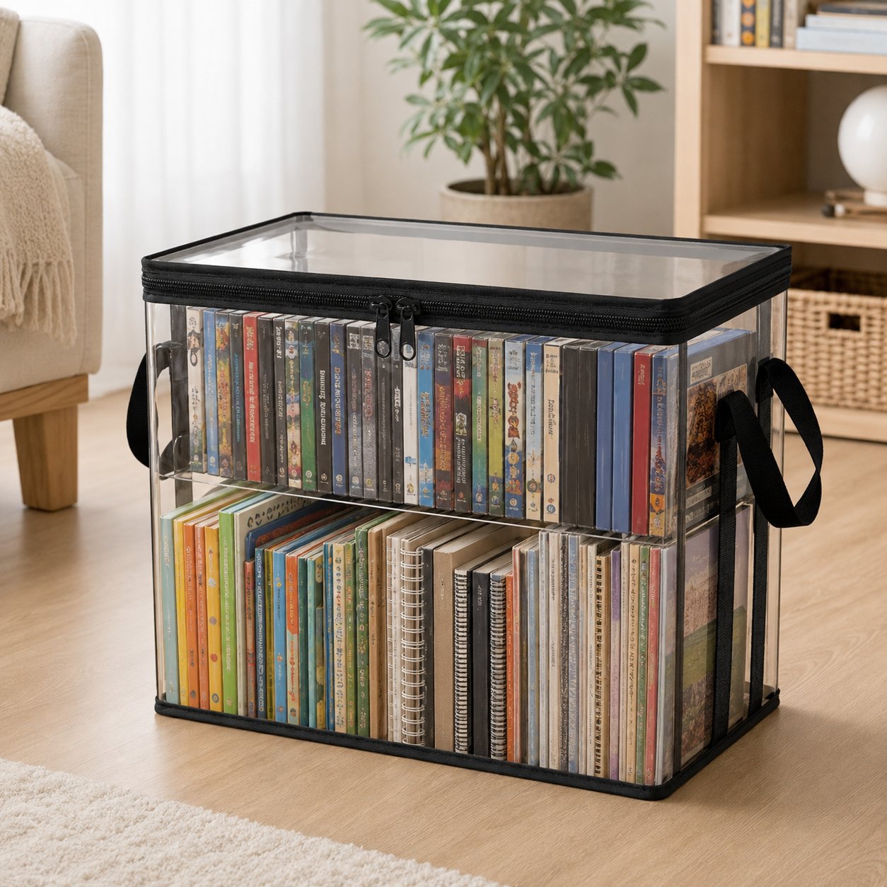 Stuffed Storage PVC Organizer Bag Doll Storage Container WaterProof