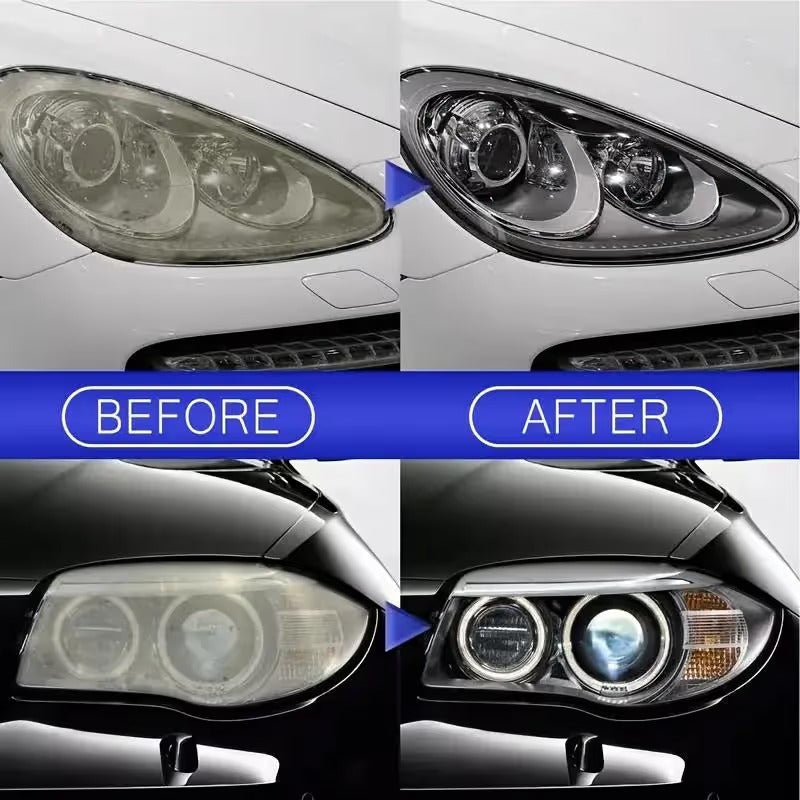🚘Automotive Headlamp Restoration Fluid Kit