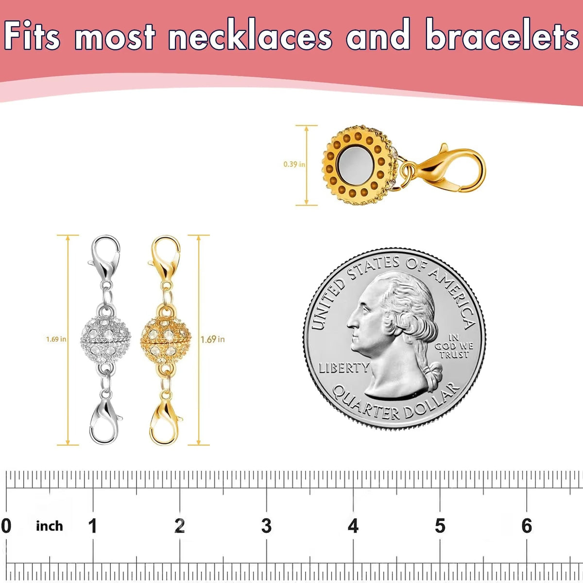 🔥Magnetic Necklace Clasps and Closures