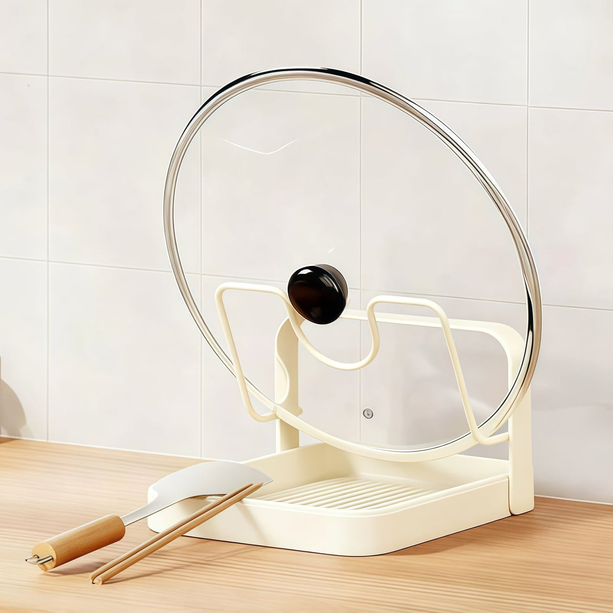 Kitchen Pot Lid Storage Rack