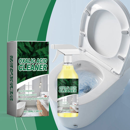 🥳2026 HOT SALE🥳💞50K+ SOLD!💥🔬 【CLEARANCE!】Molecular-Level Cleaning Tech! Oxalic Acid Bathroom Cleaner Dissolves Rust & Limescale🚽✨