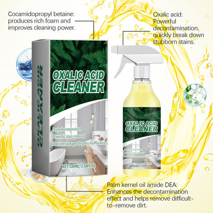 🥳2026 HOT SALE🥳💞50K+ SOLD!💥🔬 【CLEARANCE!】Molecular-Level Cleaning Tech! Oxalic Acid Bathroom Cleaner Dissolves Rust & Limescale 🚽✨