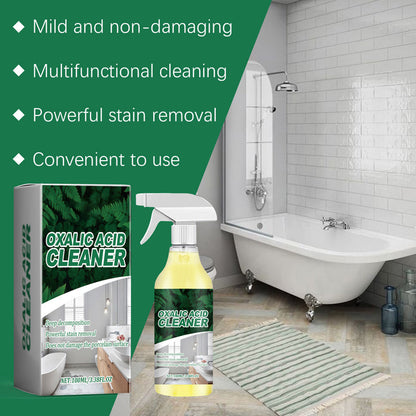 🥳2026 HOT SALE🥳💞50K+ SOLD!💥🔬 【CLEARANCE!】Molecular-Level Cleaning Tech! Oxalic Acid Bathroom Cleaner Dissolves Rust & Limescale 🚽✨