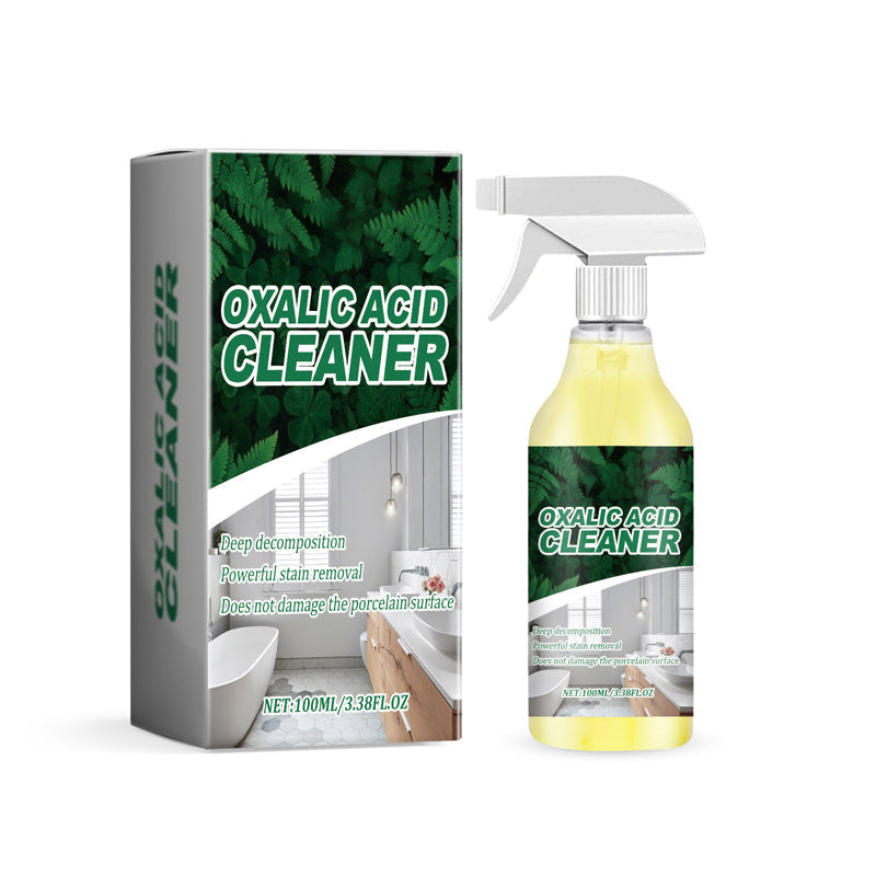 🥳2026 HOT SALE🥳💞50K+ SOLD!💥🔬 【CLEARANCE!】Molecular-Level Cleaning Tech! Oxalic Acid Bathroom Cleaner Dissolves Rust & Limescale🚽✨